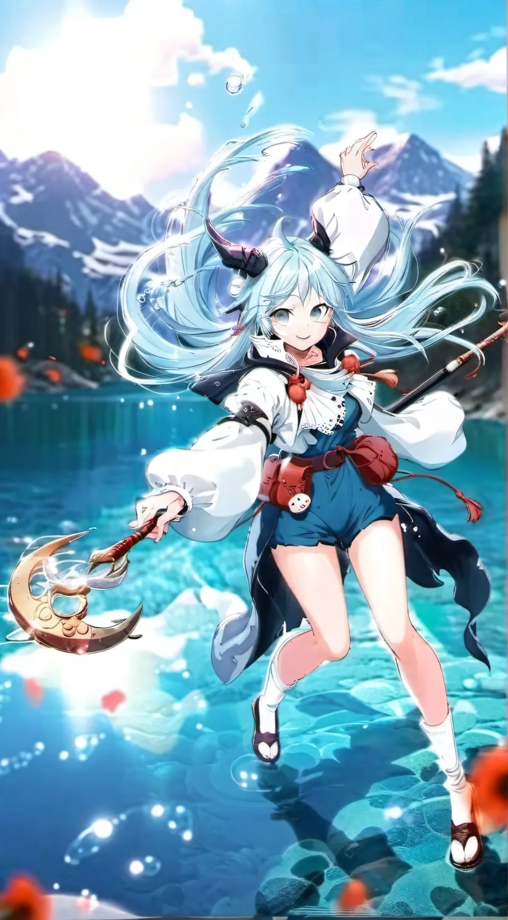 ai character: Нора background