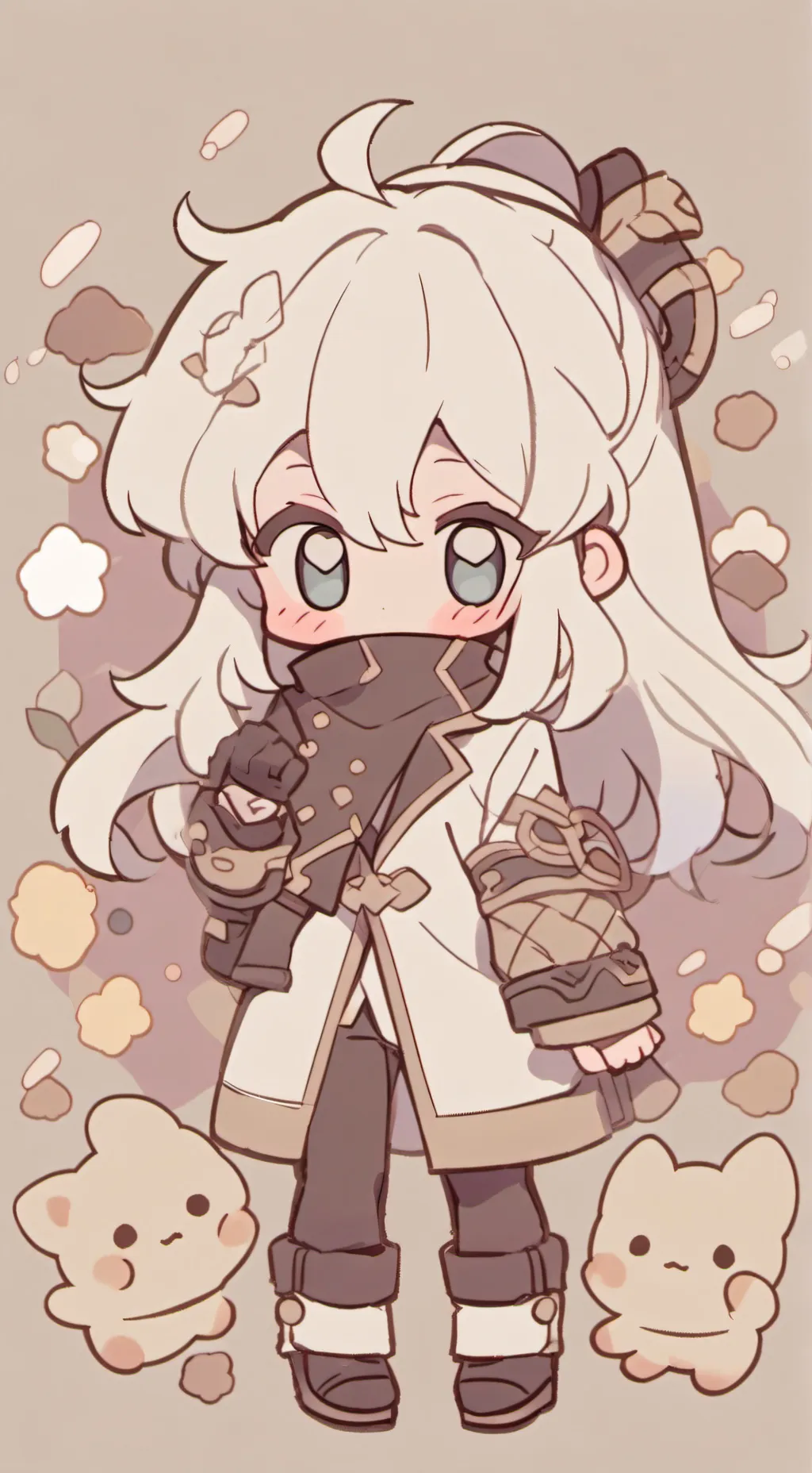 ai character: Mha after war rm  background