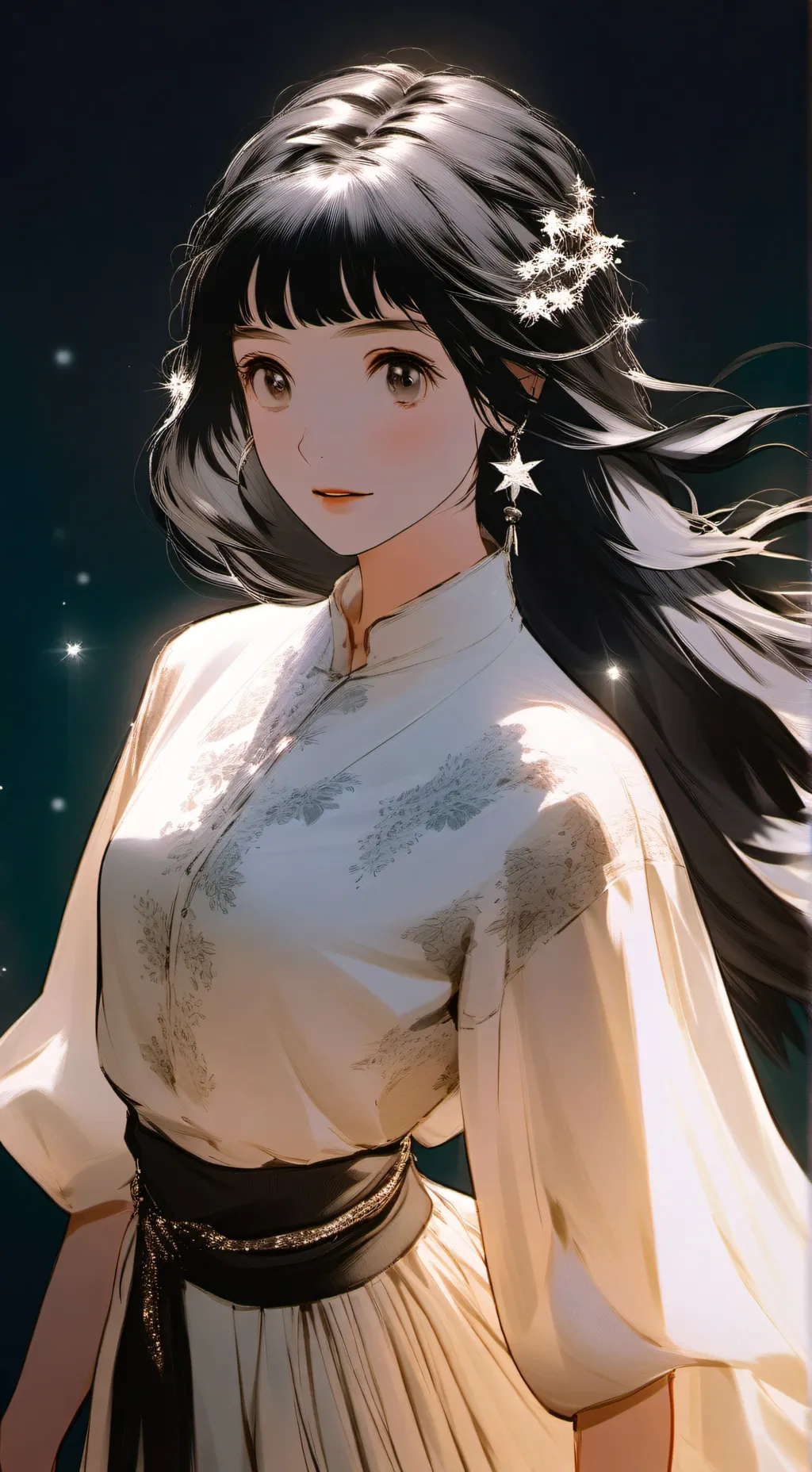 ai character: the black star 1 background