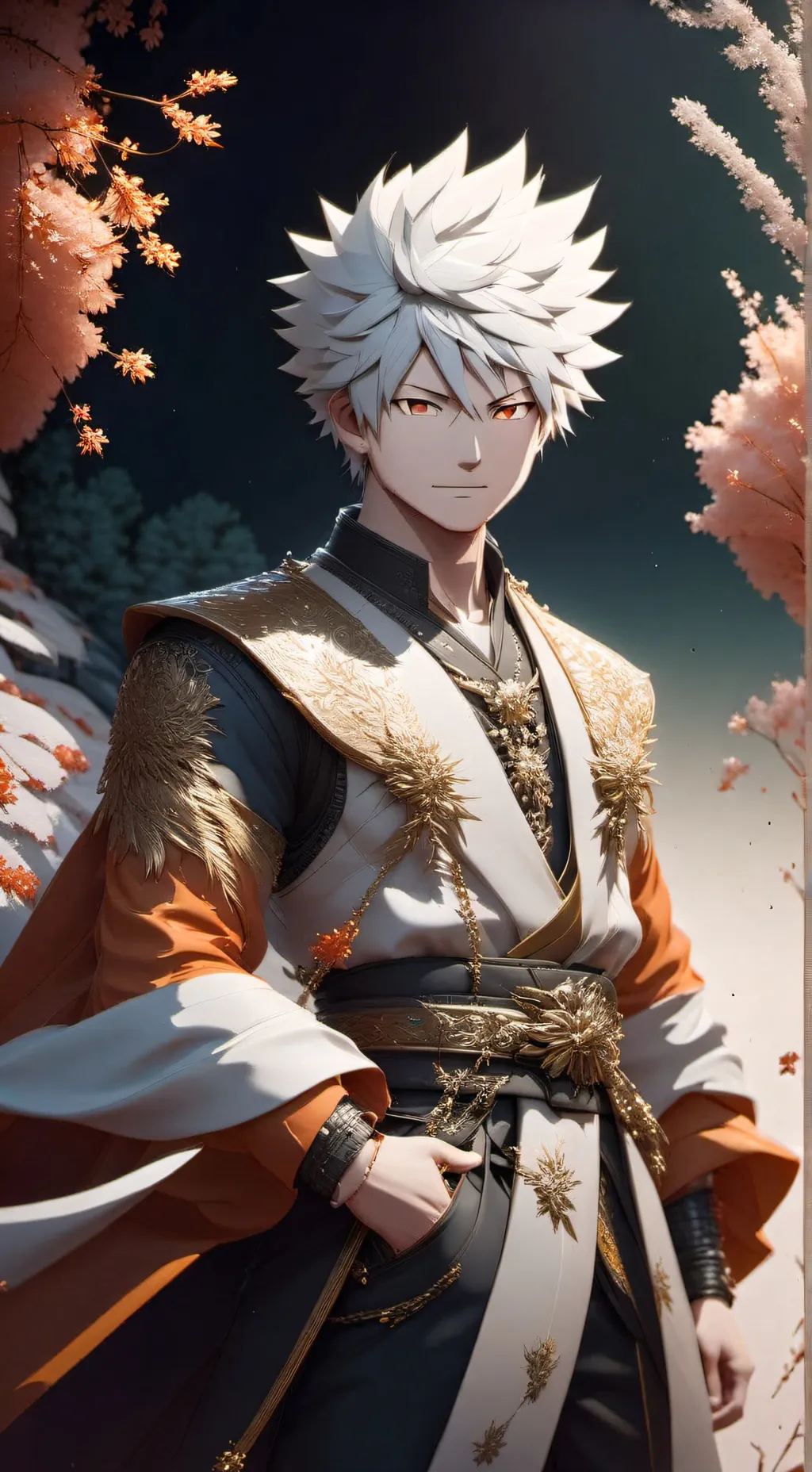 ai character: fish background