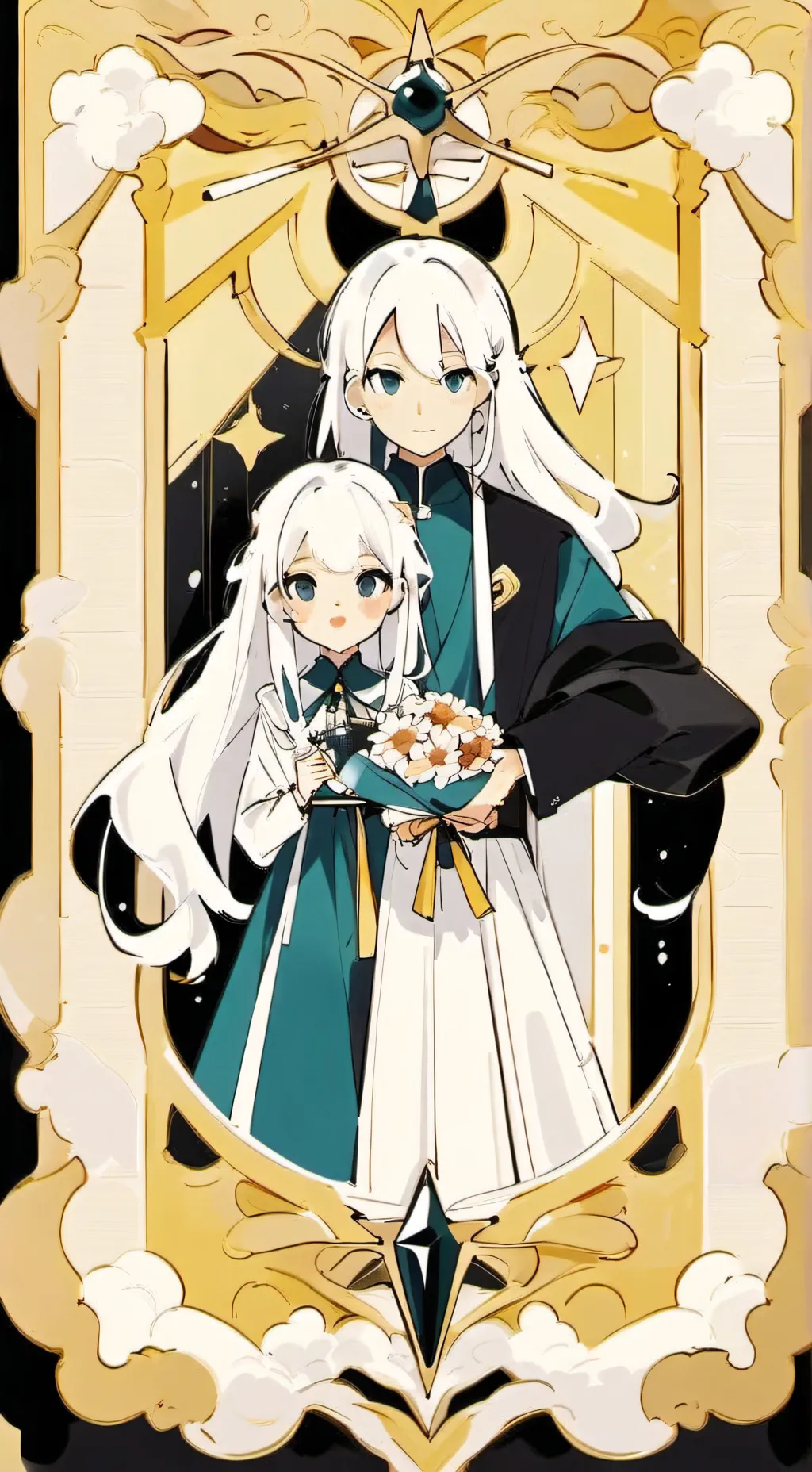 ai character: flutter  background