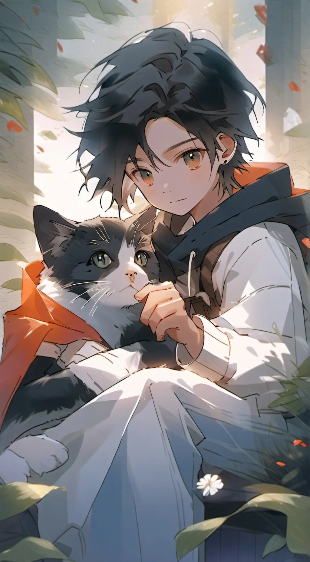 ai character: Nino. background