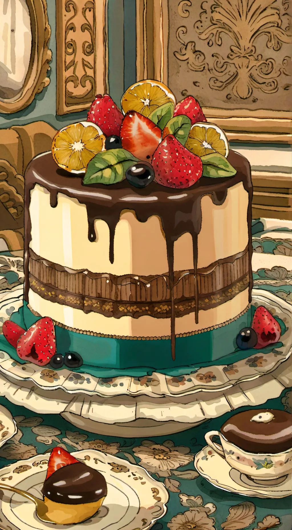 ai character: Baby cosmo background