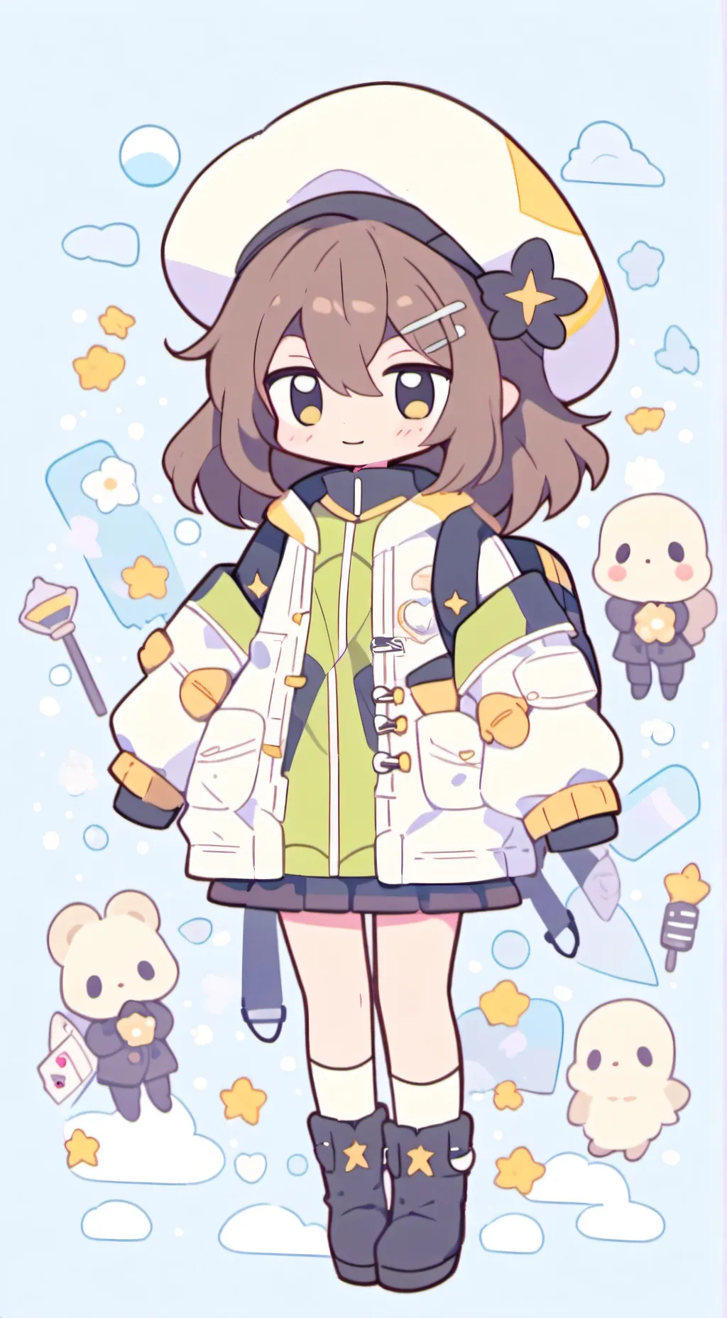 ai character: Sophia Rose Lourde background