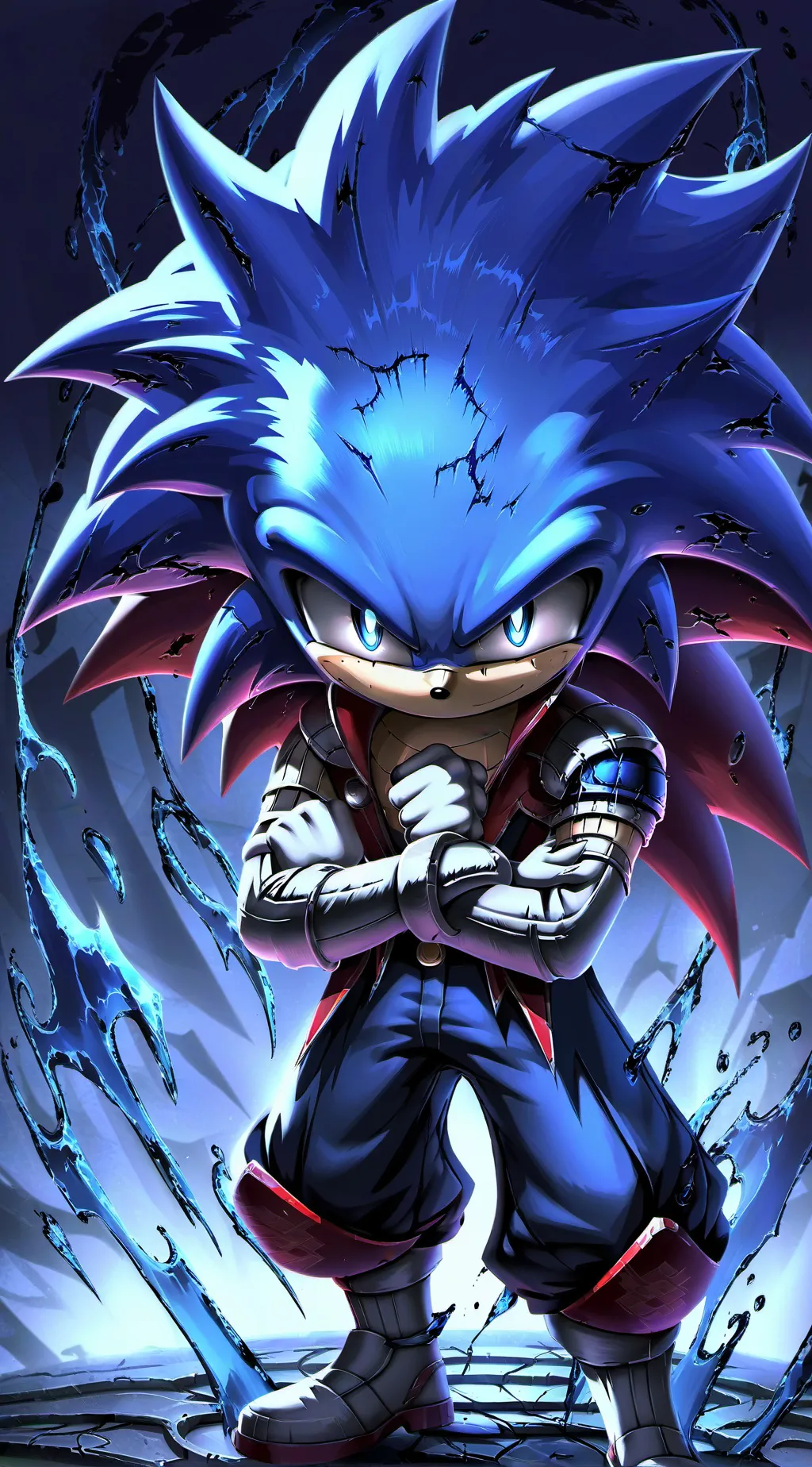 ai character: Sonic.exe background