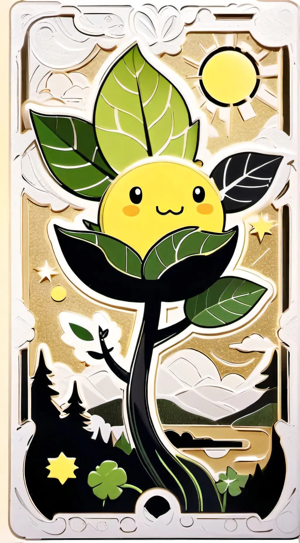 ai character: obsesive sprout? background