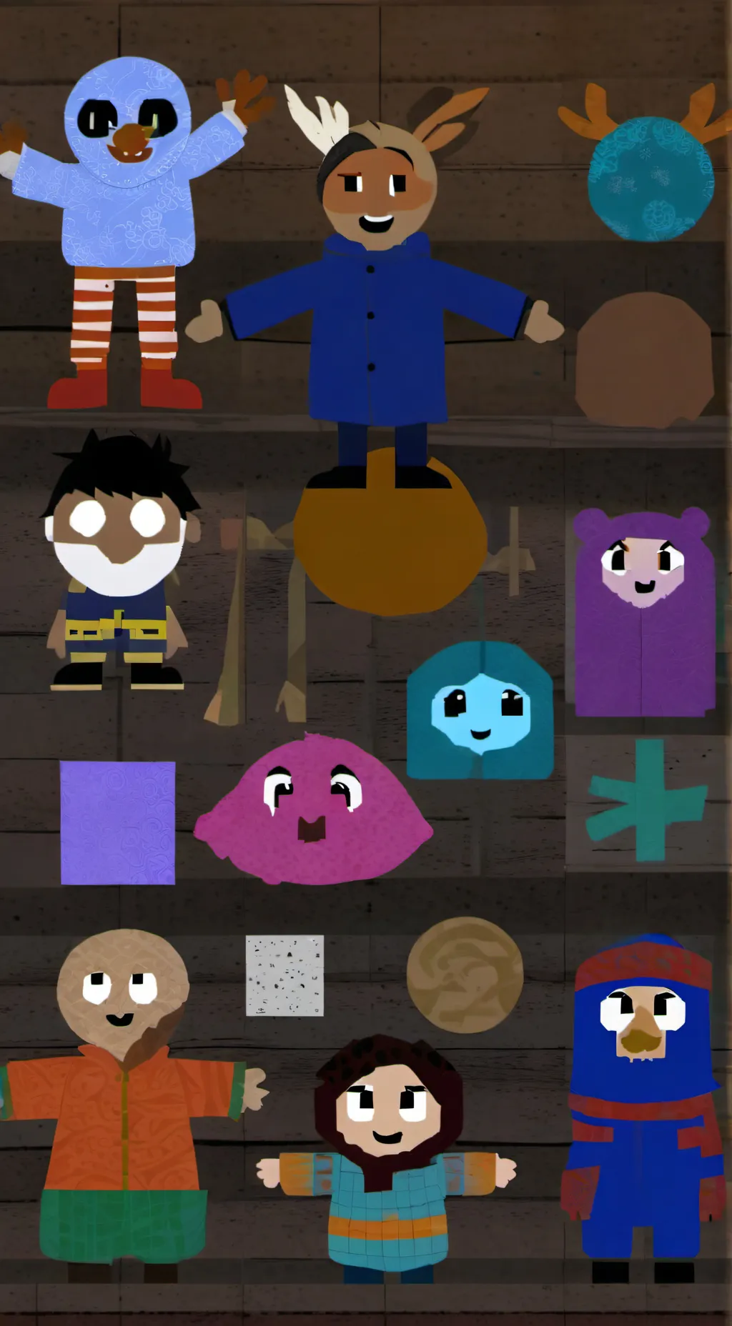 ai character: Dw normal run background