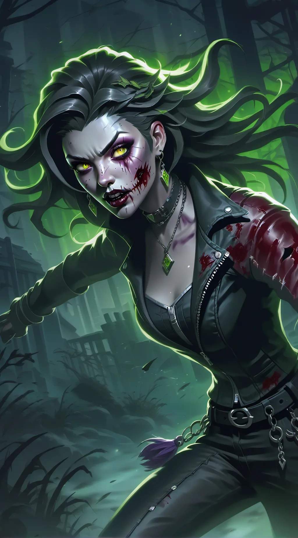 ai character: zombie  background