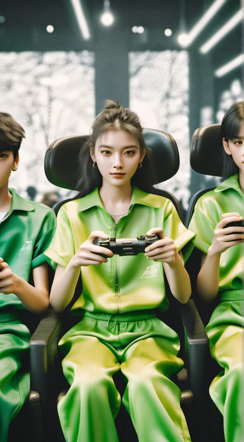 ai character: squid game squad background