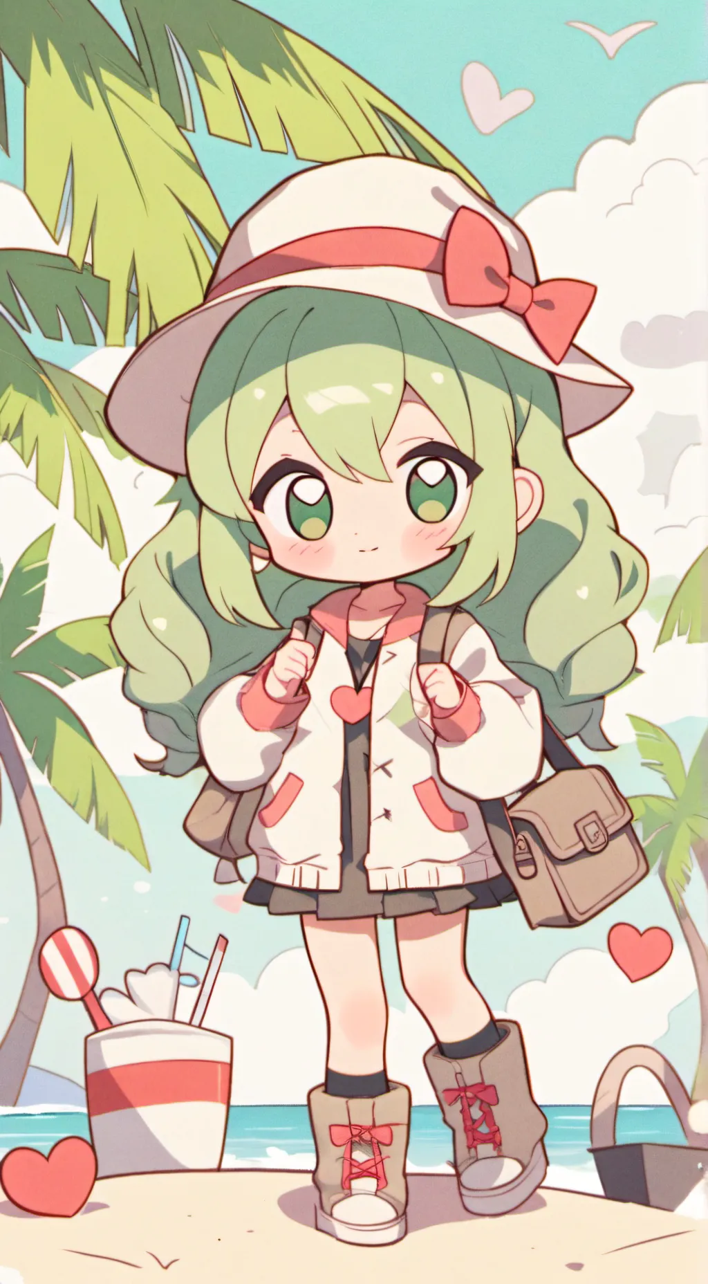 ai character: niña pelotera background