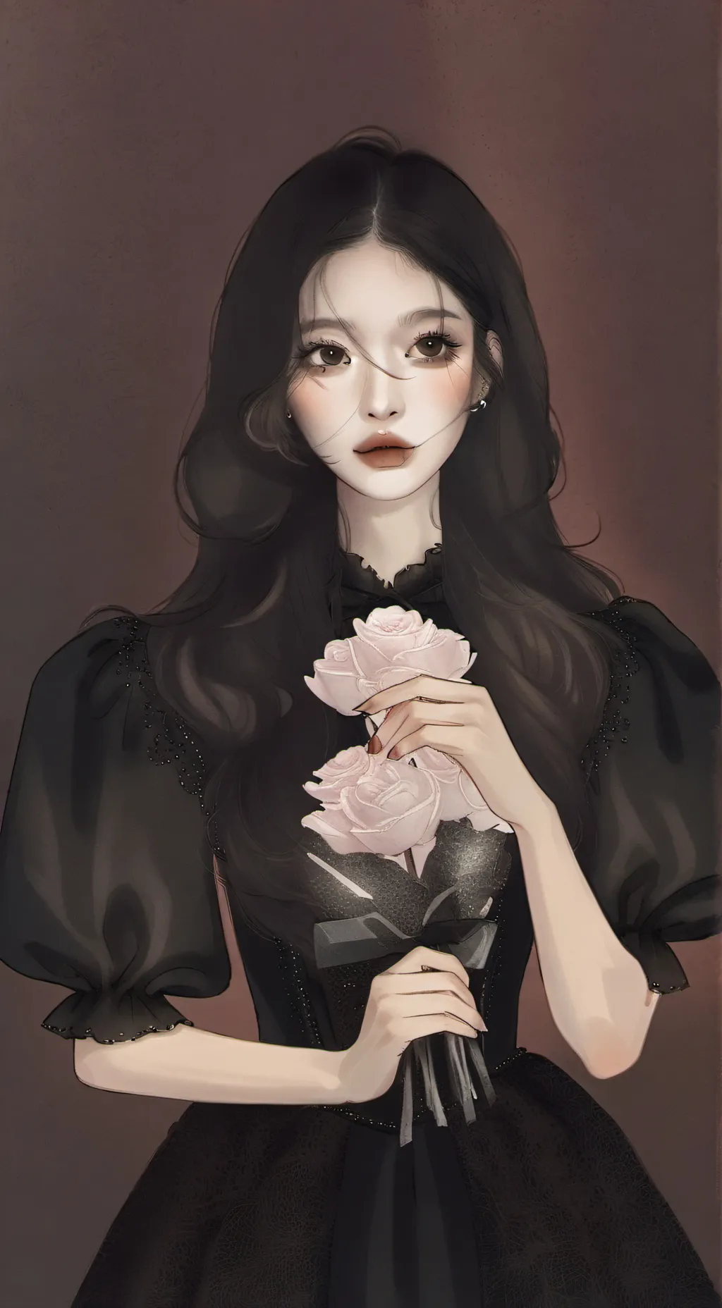 ai character: lisa💓🖤 background