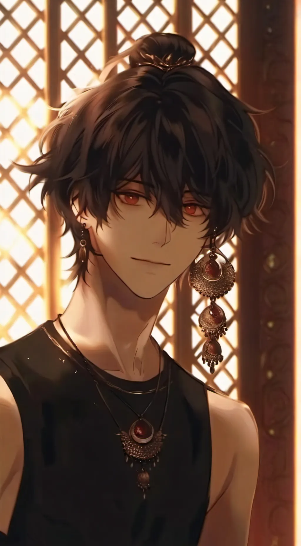 ai character: Aoki background