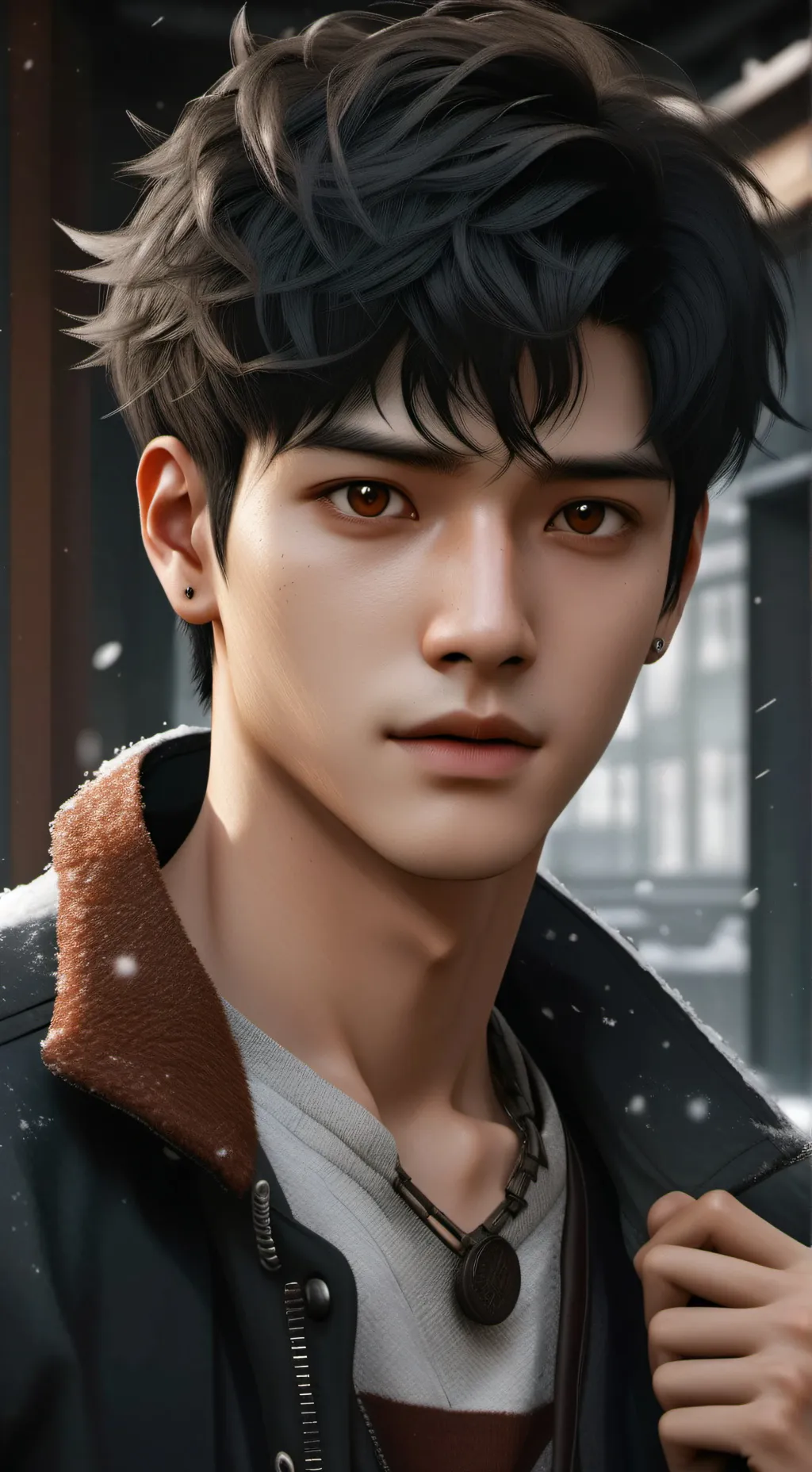 ai character: Riven Silas😭🔥 background