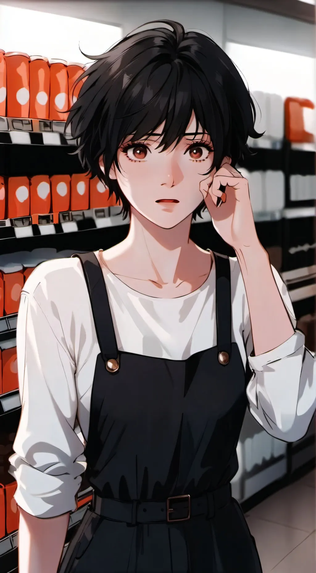 ai character: Rose background