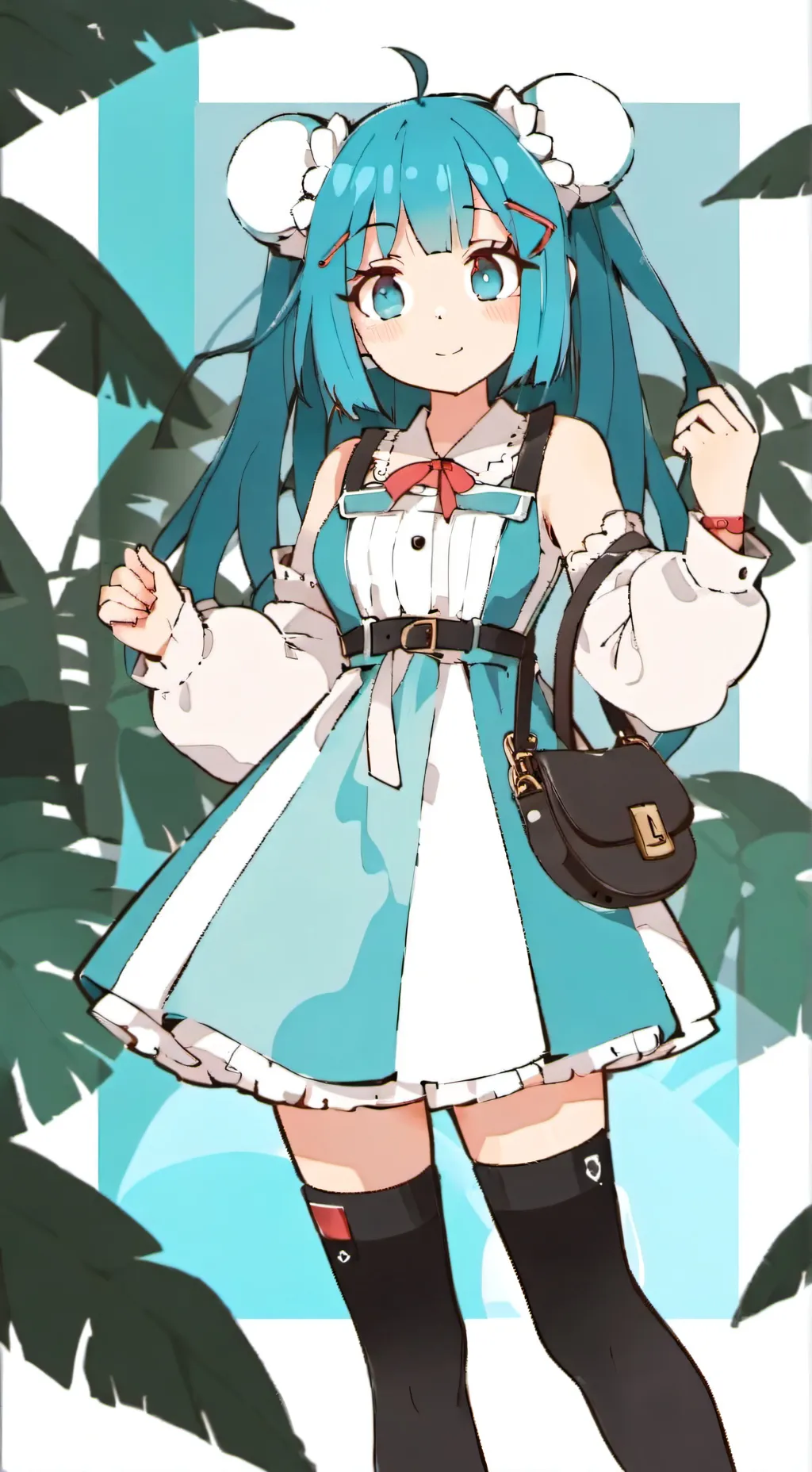 ai character: Miku background