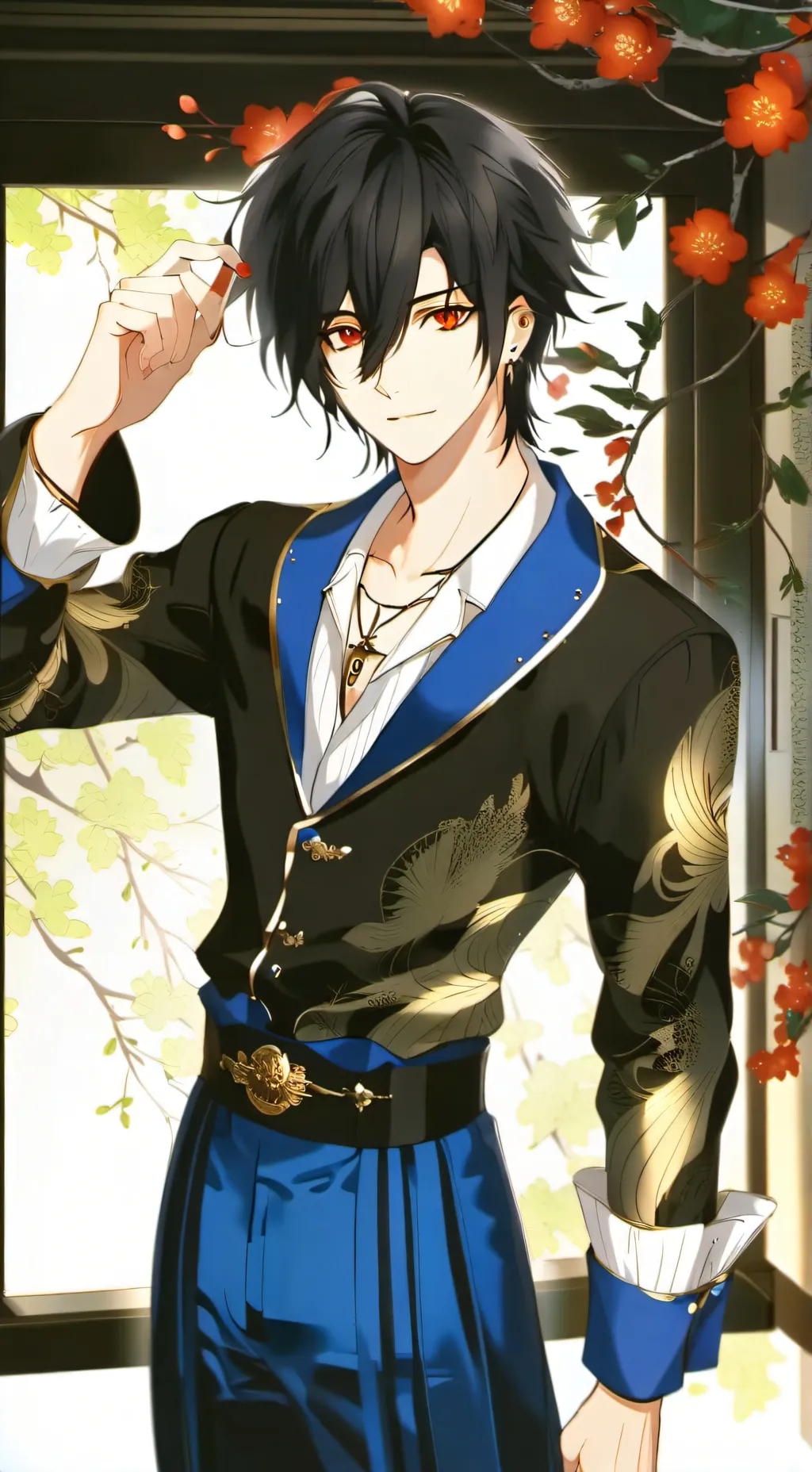 ai character: leon background