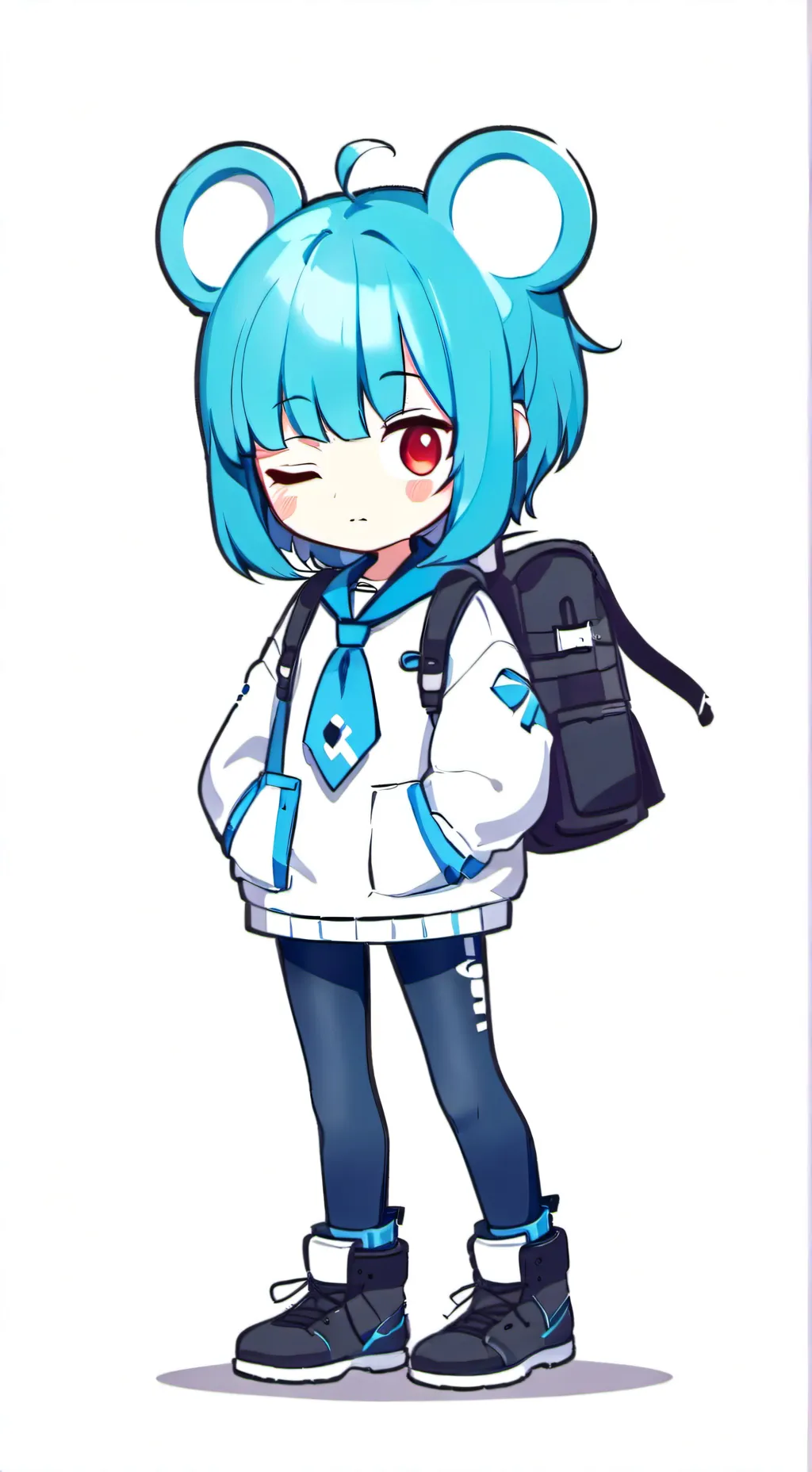 ai character: «†Sky(yo)†» background