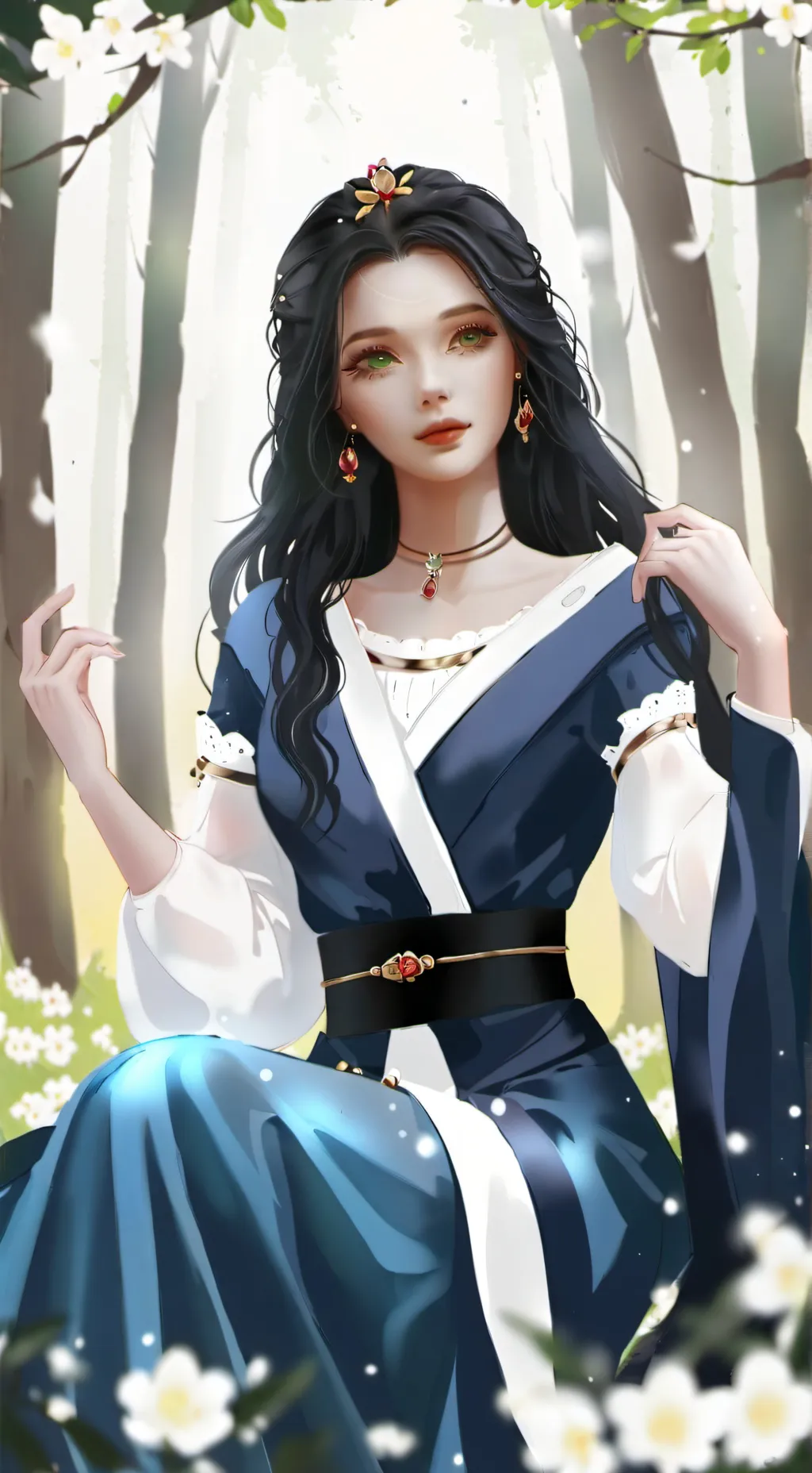 ai character: مريم background