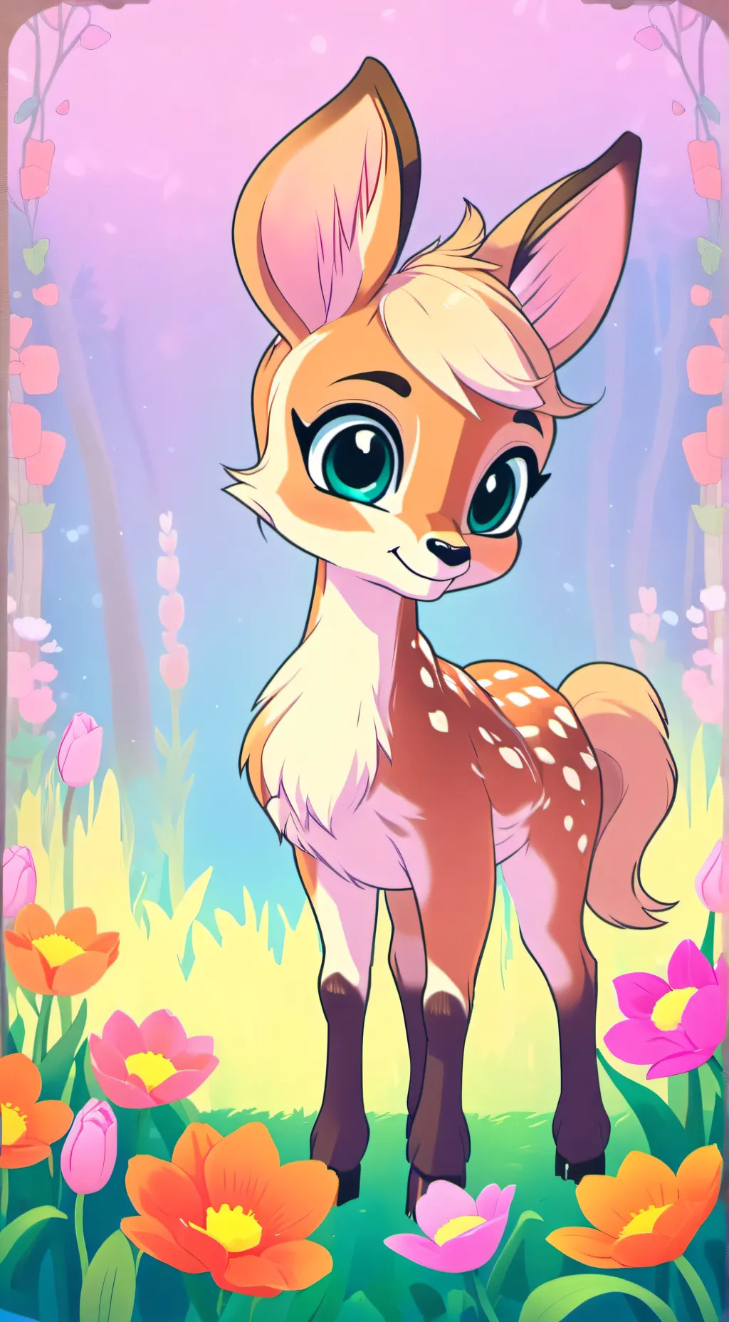 ai character: Fawnprance Spirit background