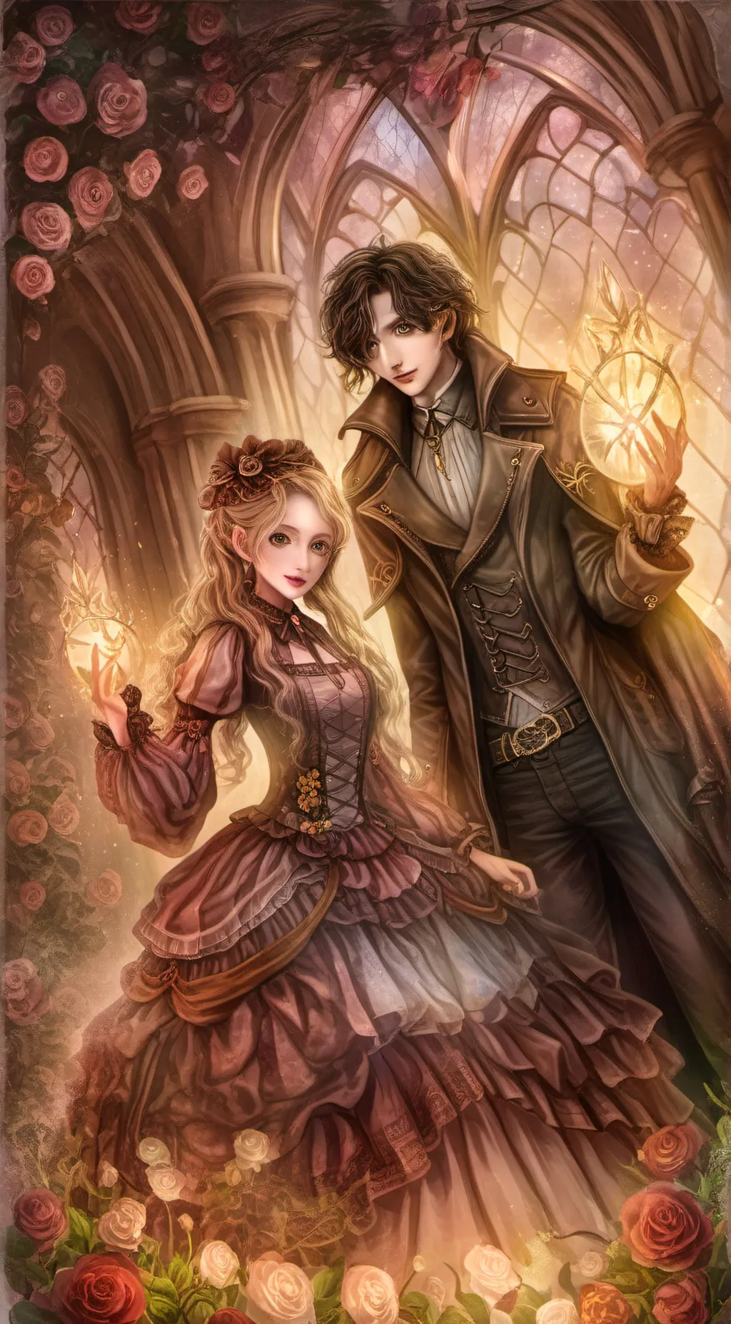 ai character: clara et Fabian  background