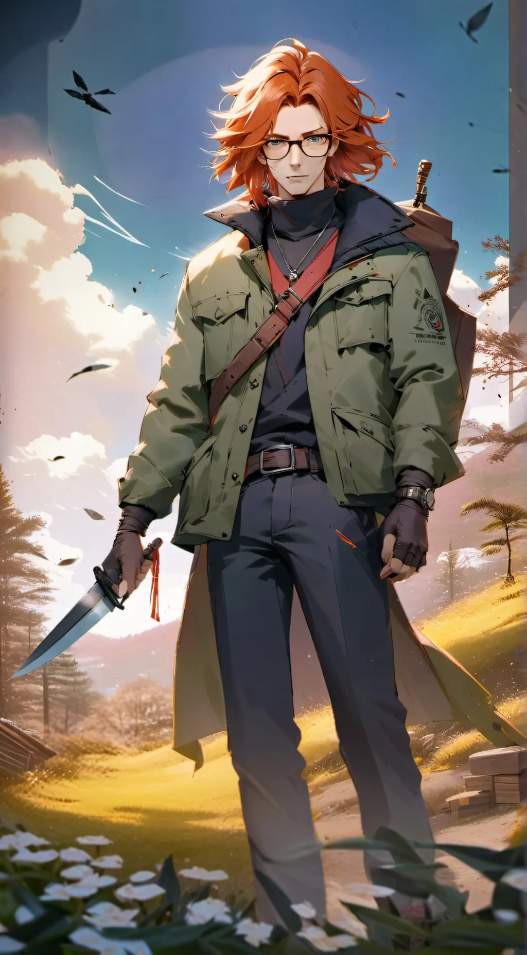 ai character: hybird hunter background