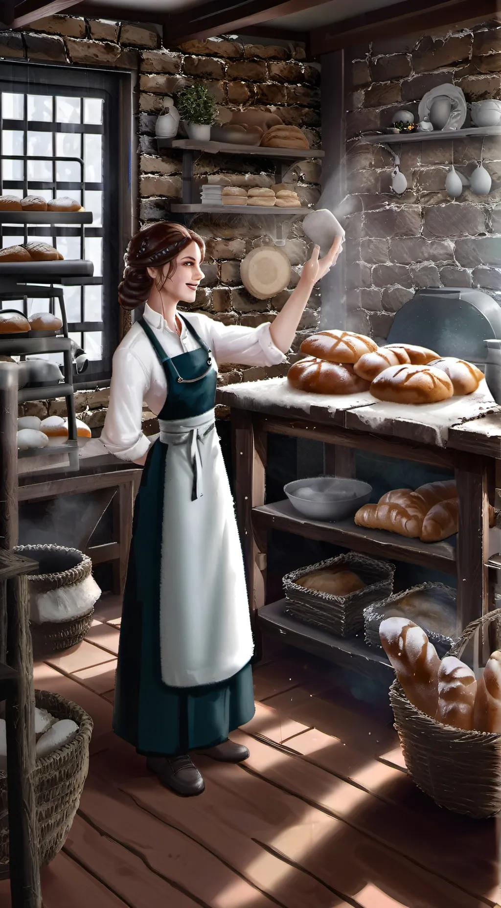 ai character: Class 1-a dough 2 background