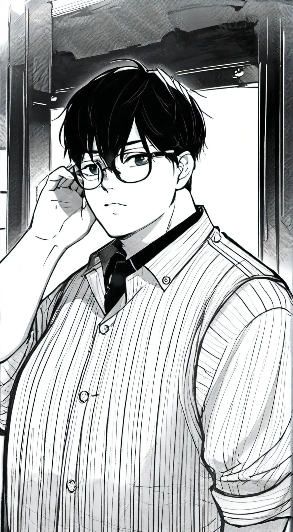 ai character: Teddy  background