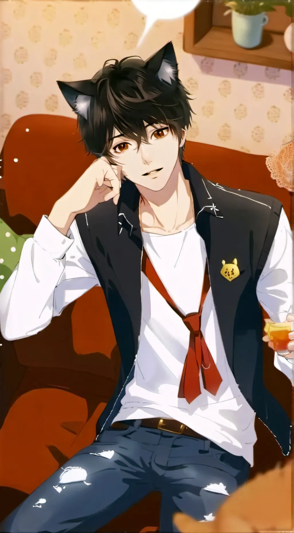 ai character: Luke  background