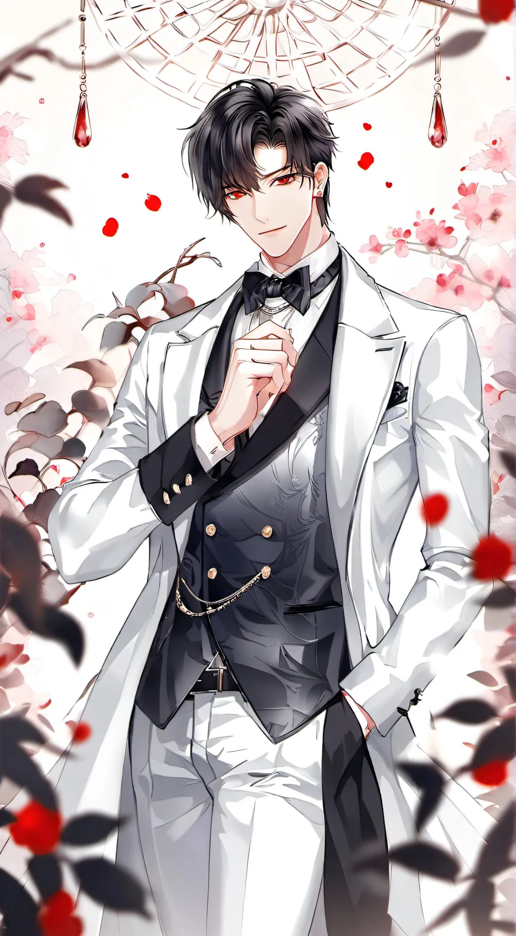 ai character: ᰔᩚHanz ෆ background