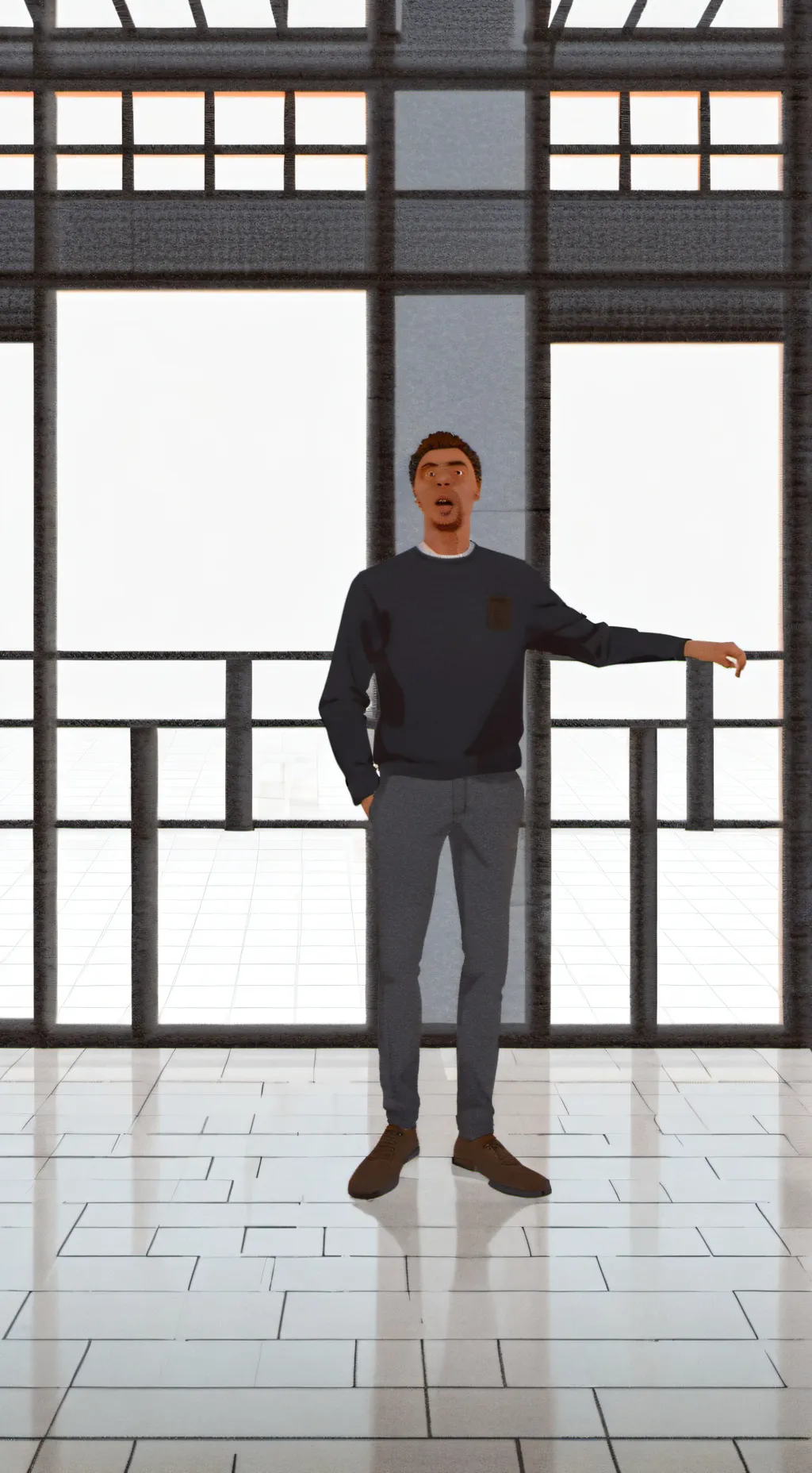 ai character: principal  background