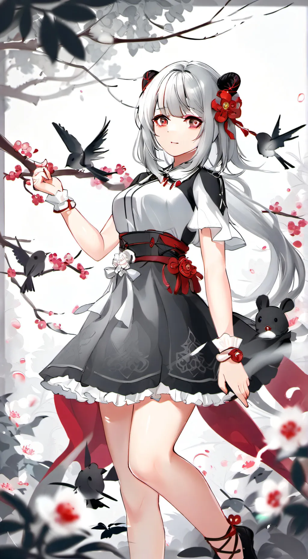 ai character: Мика background