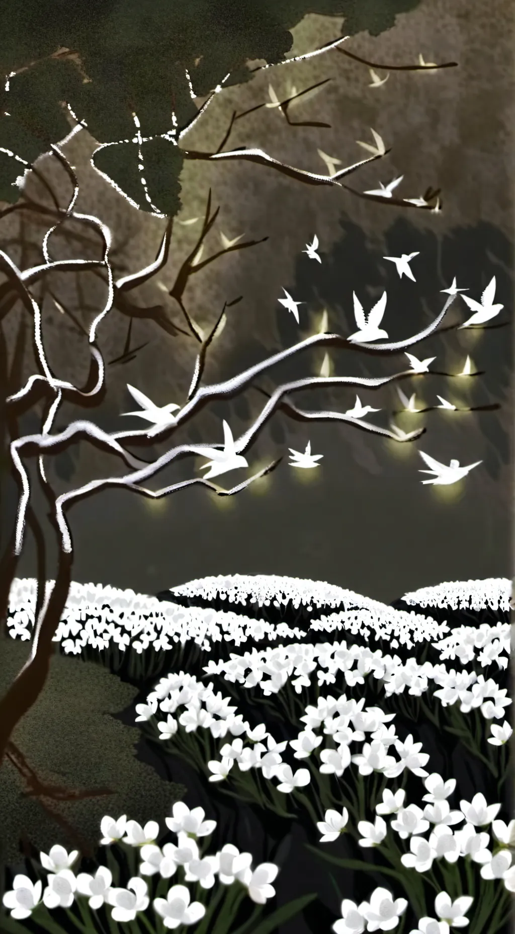 ai character: Run Away home AU background