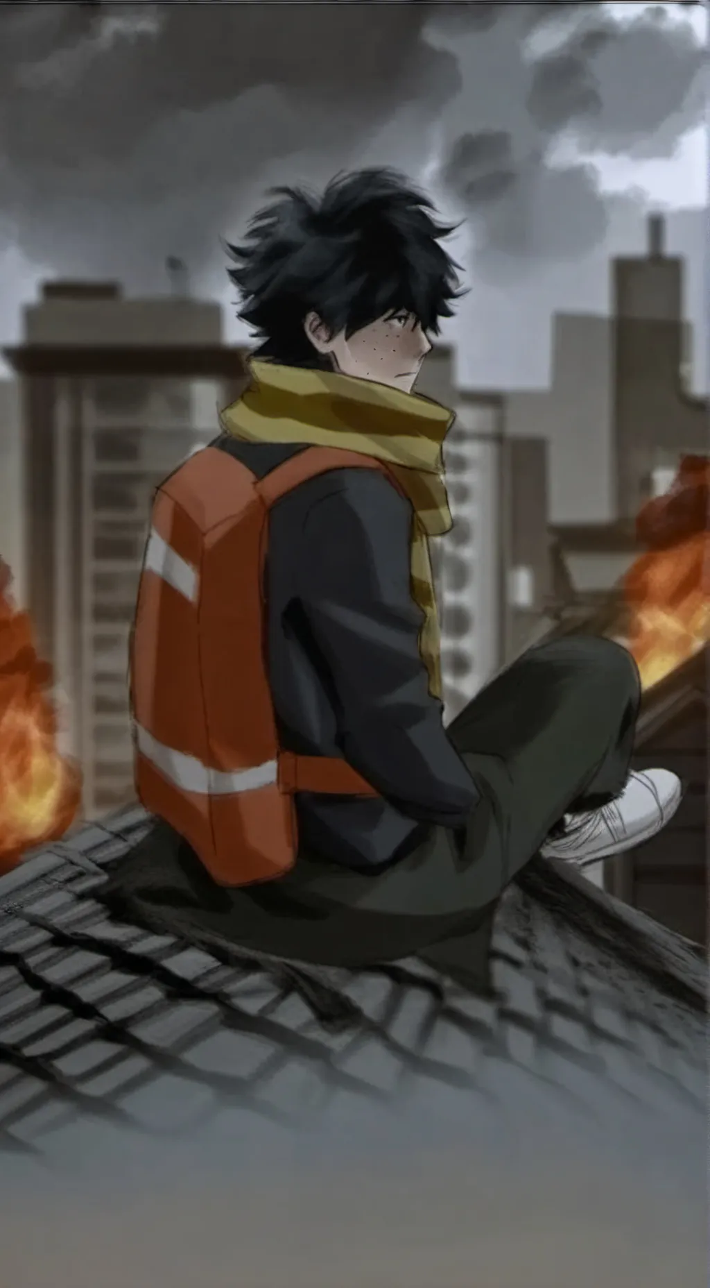 ai character: Deku background