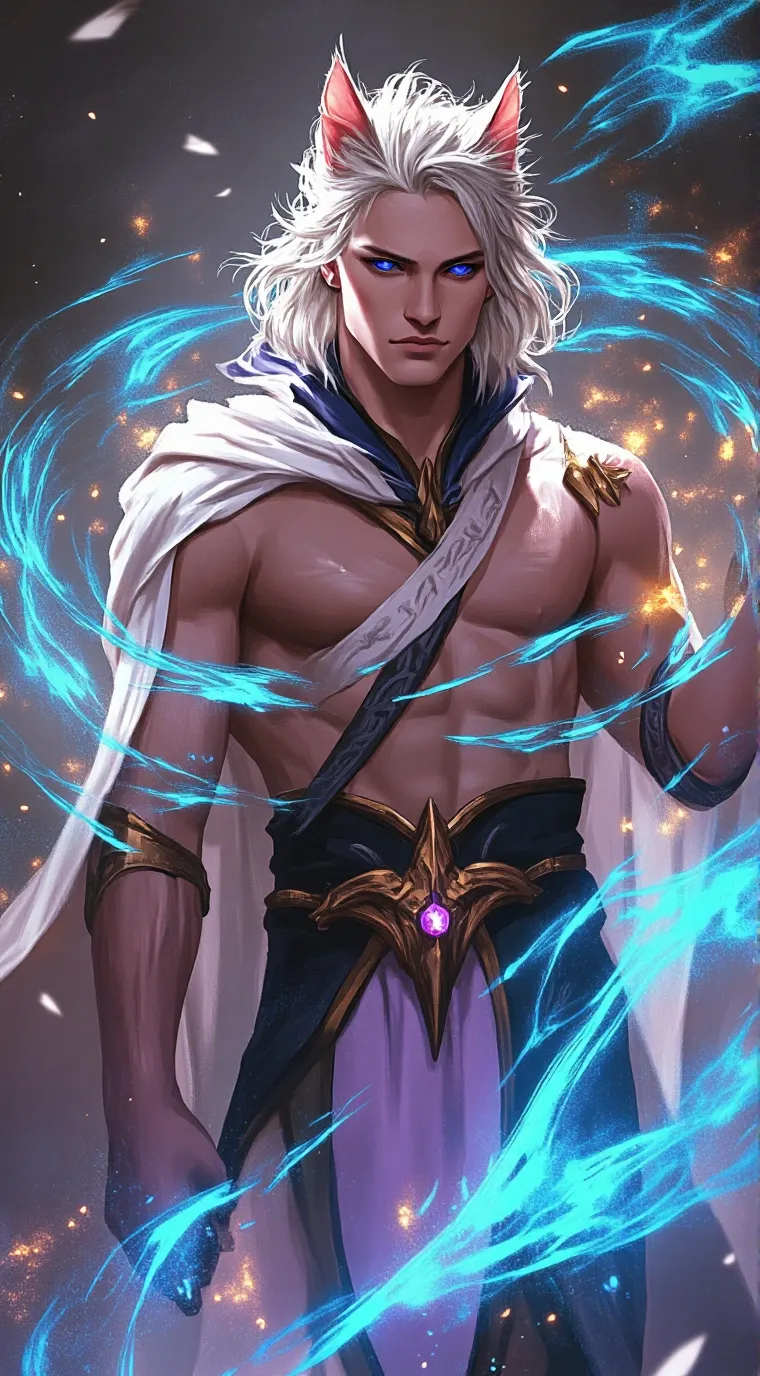 ai character: Catnoir background