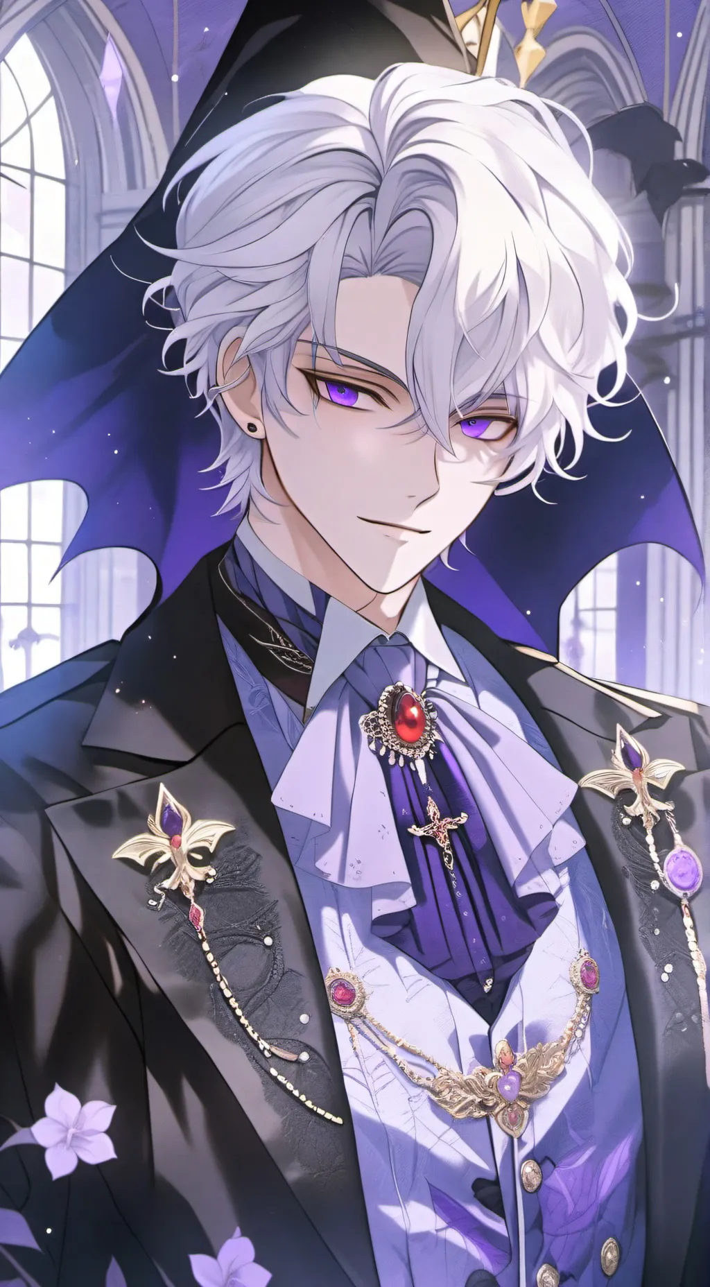 ai character: Lucien Devereux  background