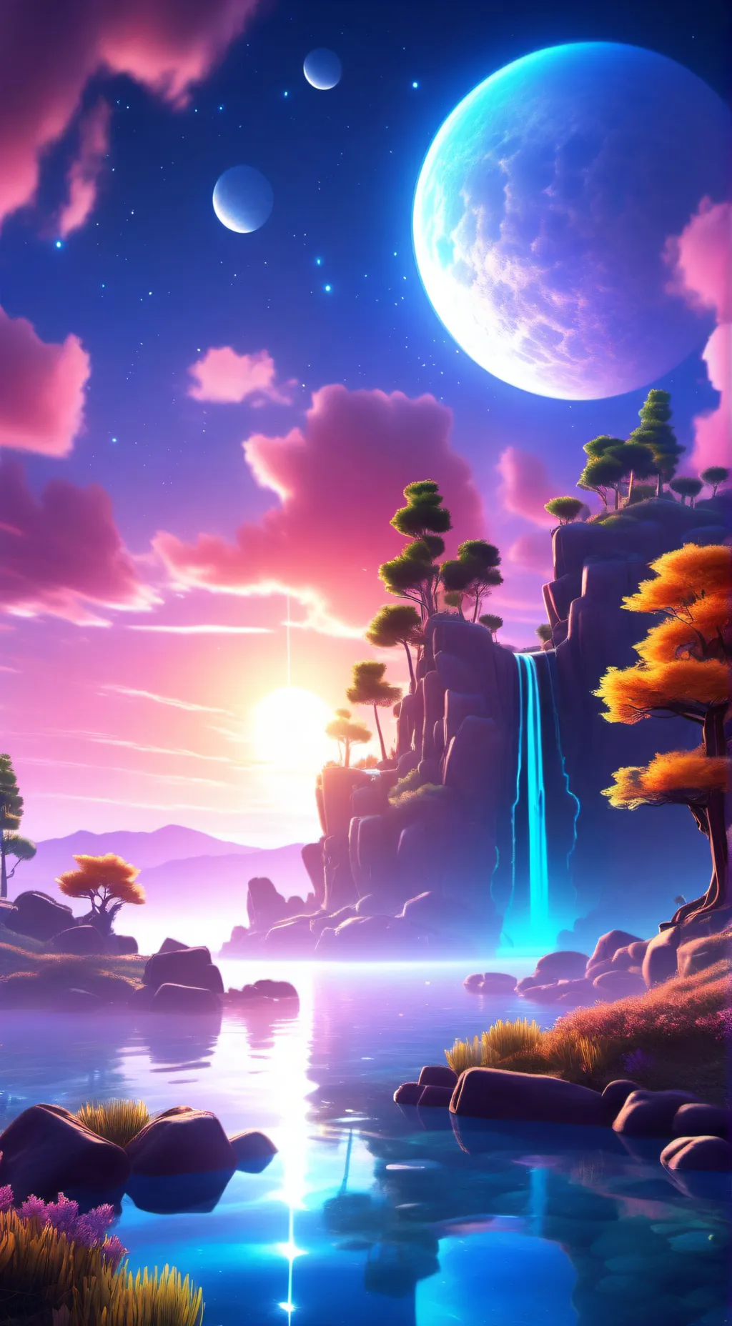 ai character: cura de shinobu background