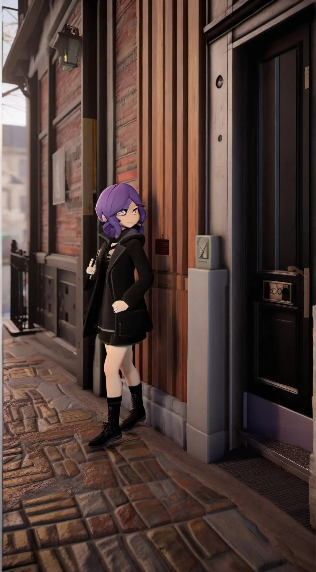 ai character: uzi doorman background