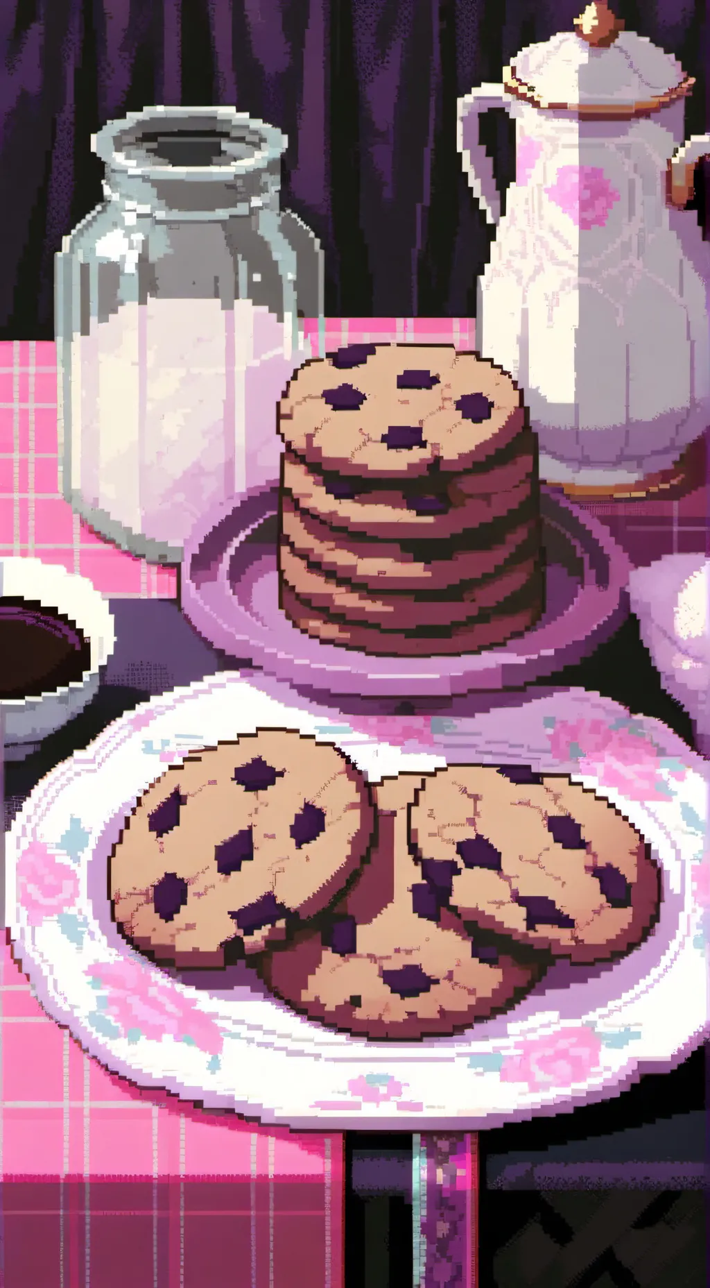 ai character: Cookies meme 🍪 background