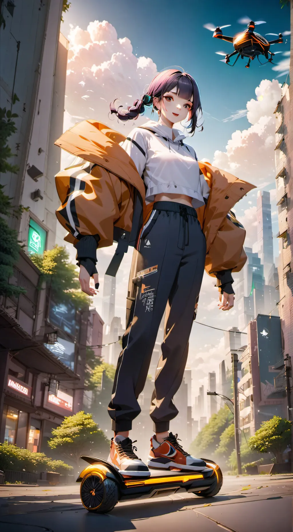 ai character: Lorna Mouse background