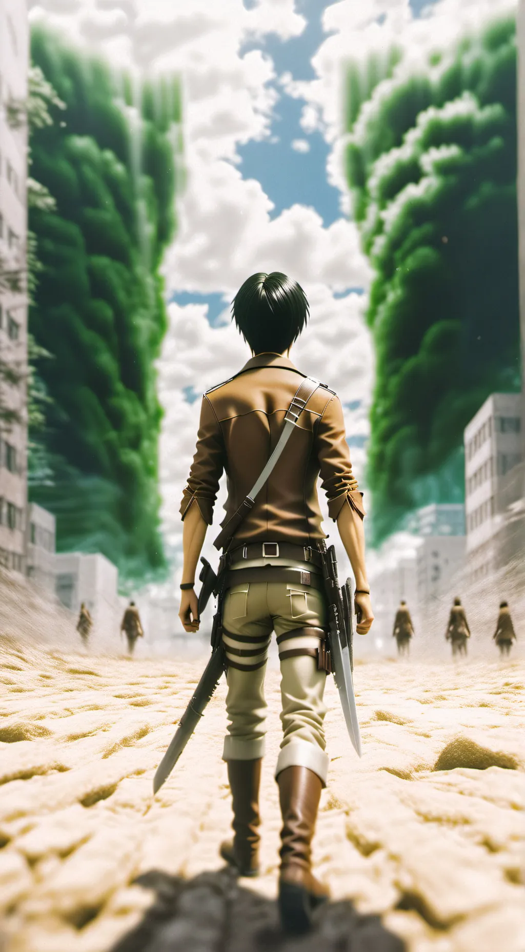ai character: Attack on titan Au background