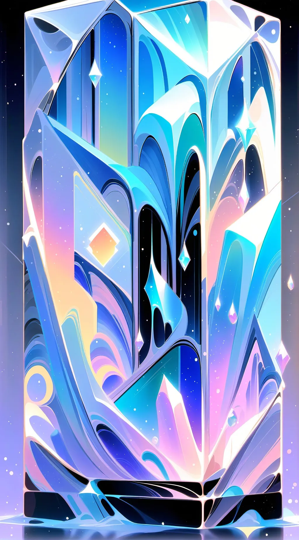 ai character: block  background