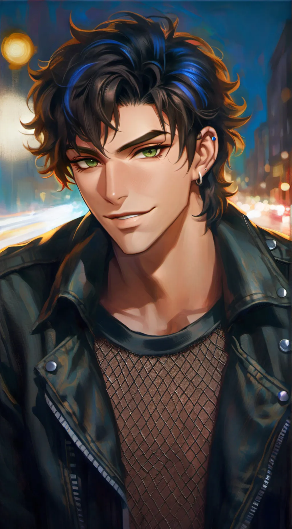 ai character: 🔥🎉Nico Blaze 🎤🕶️ background