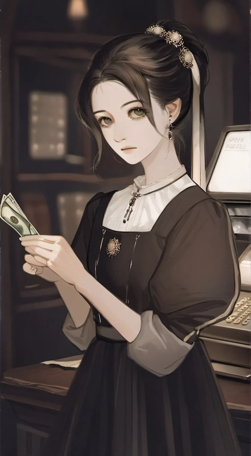 ai character: Милли background