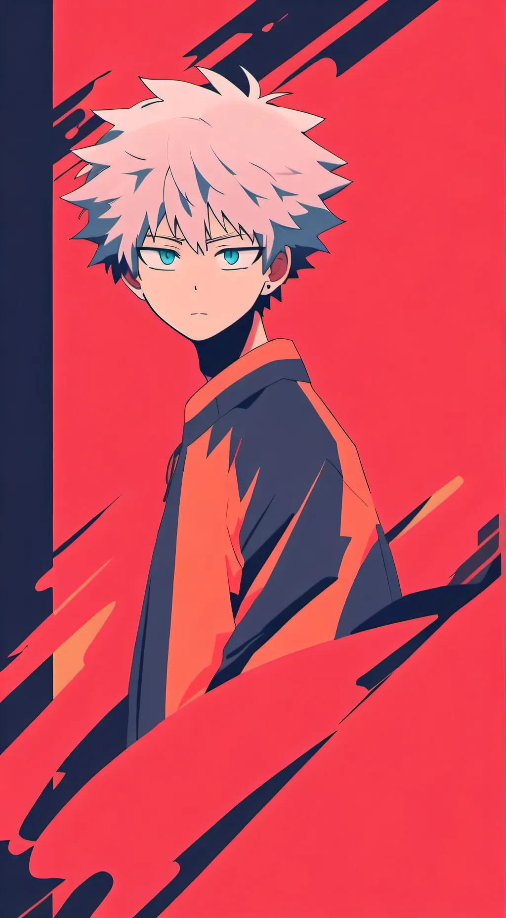 ai character: Bakugou muerte background