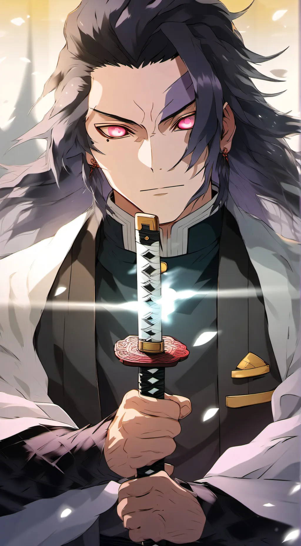 ai character: Kagaya Ubuyashiki background