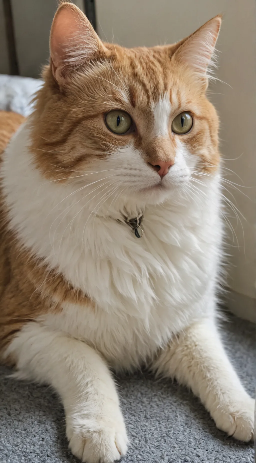 ai character: peach background