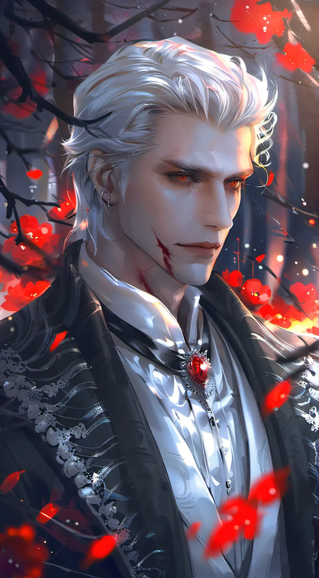 ai character: Vincent  background