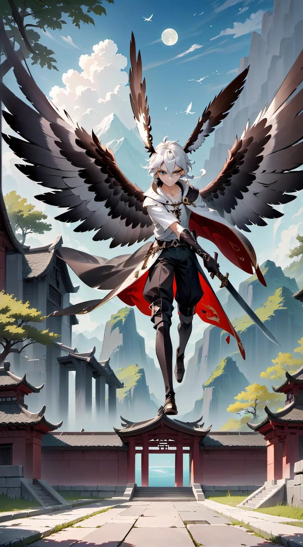 ai character: помощница background