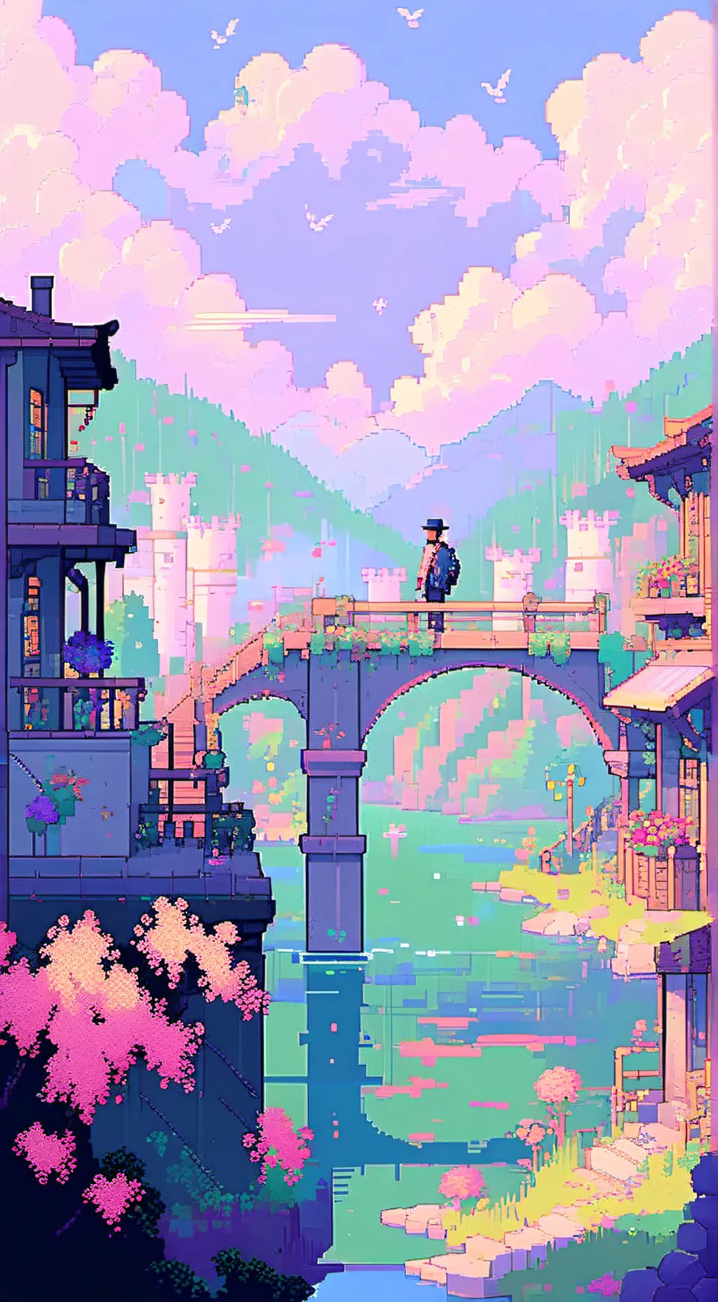 ai character: Мика background