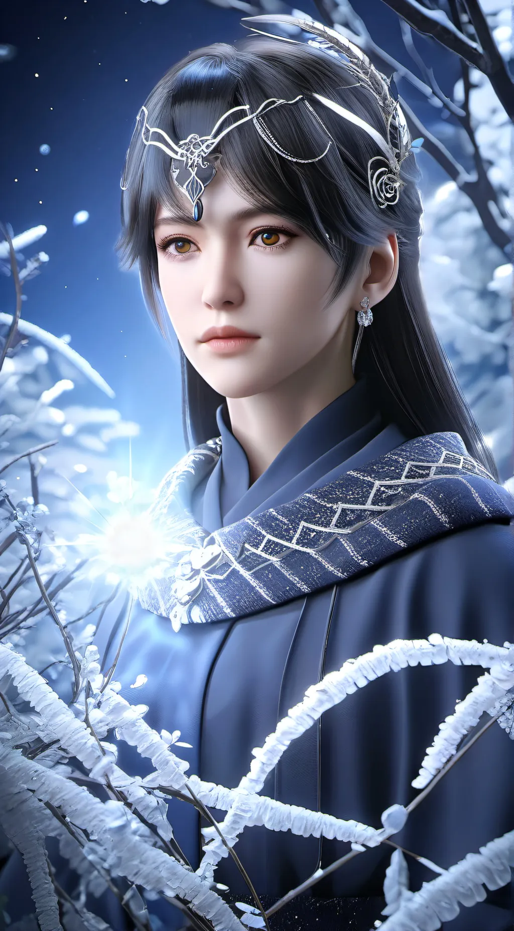 ai character: Leon  background